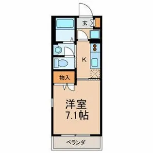 千葉県松戸市新松戸4【マンション】の間取り