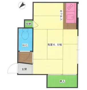 北條ビル【2階】の間取り