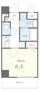 ル・フェニックス【2階】の間取り