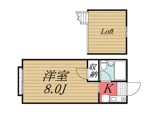 千葉県市原市ちはら台西5【アパート】の間取り