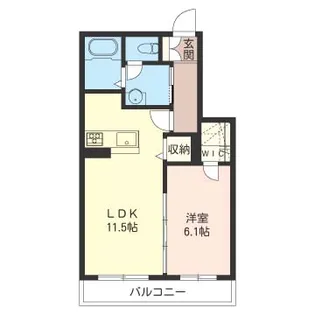 サン・メゾン南浦和【2階】の間取り
