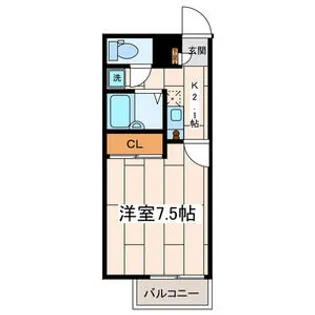 ルピナス湘南【1階】の間取り