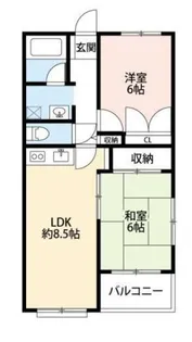 メゾンカスタム【2階】の間取り