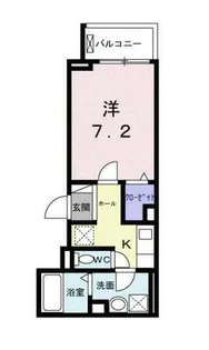 東京都西東京市東町2【アパート】の間取り