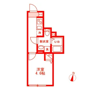 INside Grove EVE【1階】の間取り