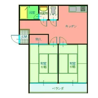 富山県富山市向新庄町5【アパート】の間取り
