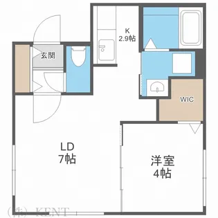 Prince Homes S517【4階】の間取り