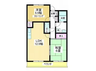 パールビルくぼた【1階】の間取り