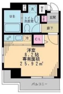 サンリュミエSEIKOH【3階】の間取り