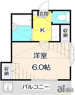 東京都西東京市中町6【アパート】の間取り
