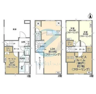千葉県浦安市高洲1【一戸建】の間取り