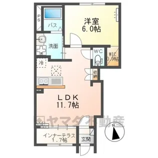 SUNNY COURT【1階】の間取り