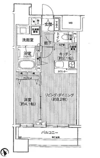 プラハ湘南藤沢ブリエ【6階】の間取り