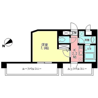 リヴェルテ【4階】の間取り