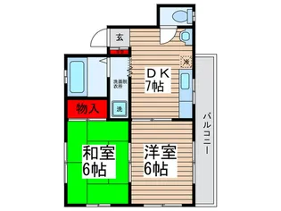 クレインハウス【2階】の間取り