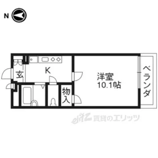 レオパレス京都十条【4階】の間取り