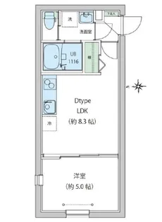東京都新宿区西早稲田2【マンション】の間取り