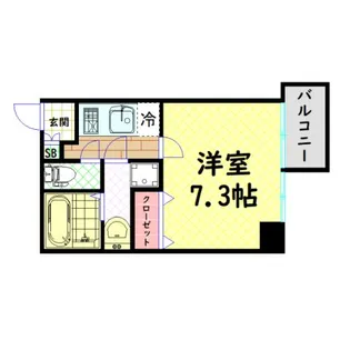 エスライズ本町東【15階】の間取り