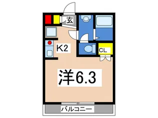 ルミエール追浜【1階】の間取り