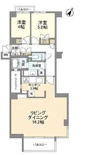 インプループ西早稲田【4階】の間取り