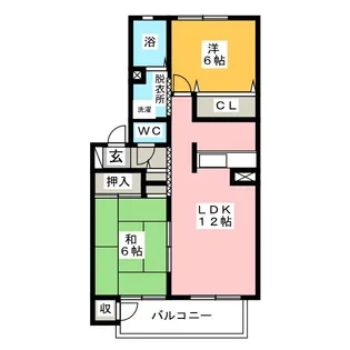 セラン滝ノ水【1階】の間取り