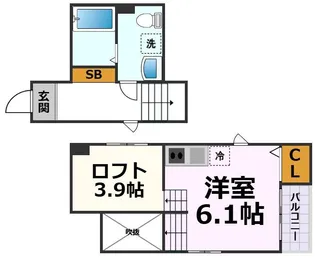 Pura Vidaナゴヤドーム前【2階】の間取り