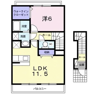 ネオビアンジュ【2階】の間取り