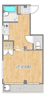 榎本コーポ【4階】の間取り