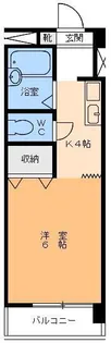 イシダマンション【4階】の間取り