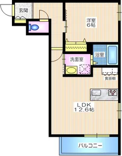 メゾン南洲【2階】の間取り