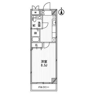 アーデン和泉町【7階】の間取り