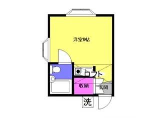 シャルム妻田【2階】の間取り