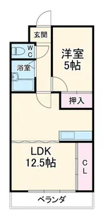 サンモール井田(相川)【3階】の間取り