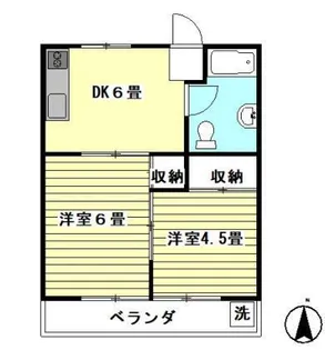 目白ビーラ【2階】の間取り