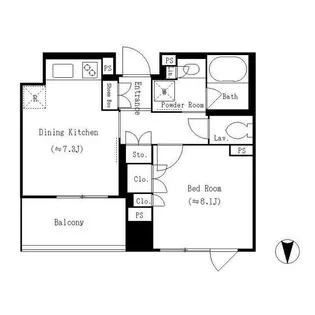 東京都葛飾区立石4【マンション】の間取り