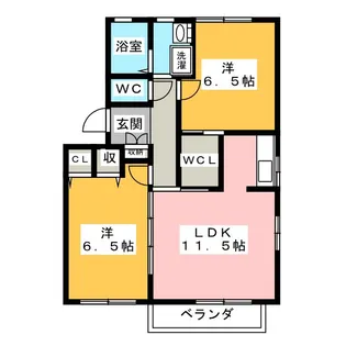 ソレーユ 光【2階】の間取り
