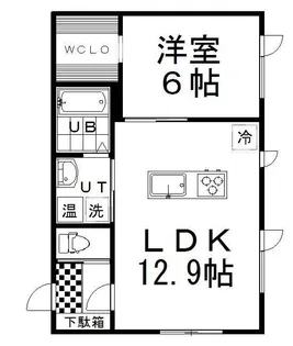 ZEXT ARCADIA(ゼクスト アルカディア)【1階】の間取り