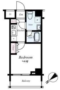 スカイコートパレス西巣鴨【1階】の間取り