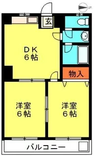メゾンかいざか【2階】の間取り