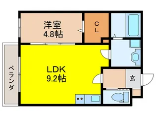 仮)NUT SYOUJYAKU【2階】の間取り