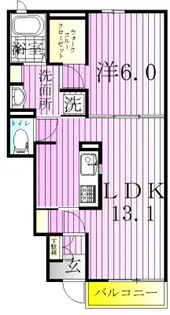 ランジェ【1階】の間取り