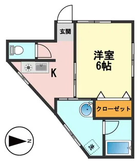サンフィールド【1階】の間取り