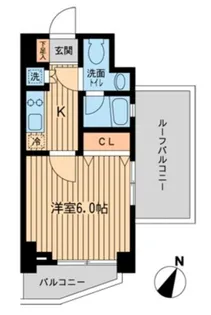 KDXレジデンス雪谷大塚【5階】の間取り