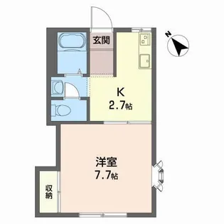 エスポワール20【1階】の間取り