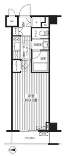 グランハイツ東新宿【5階】の間取り