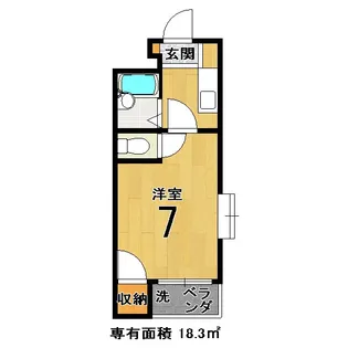 サニテリー藤森【2階】の間取り