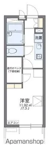 レオパレスせんだん【1階】の間取り
