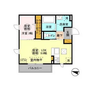 Royal Park HIMEKO J【1階】の間取り