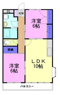 メゾンドダイハチ【4階】の間取り