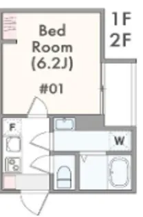 アザーレ ソラ海老名【2階】の間取り